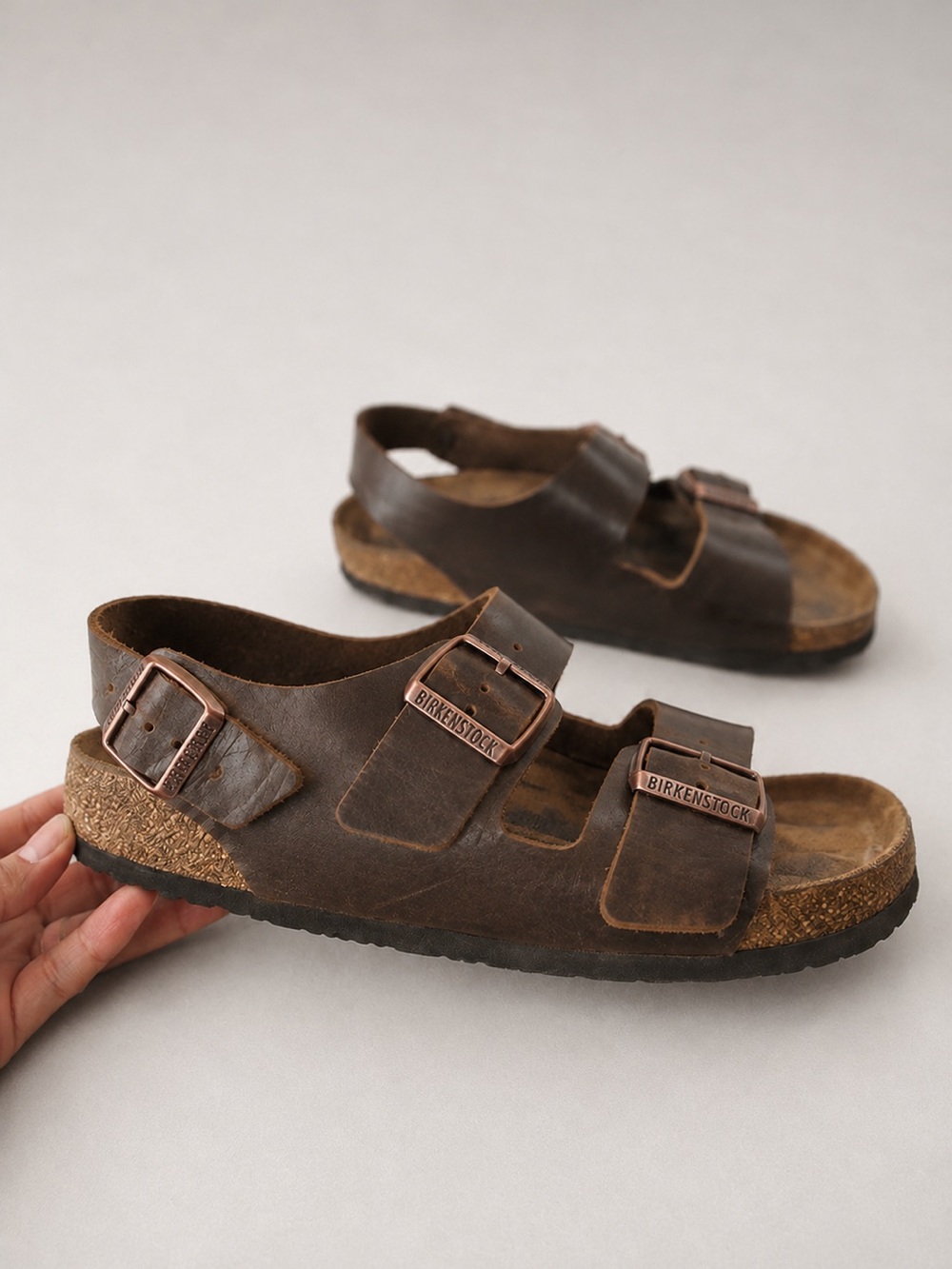 Birkenstock Milano Sling back Buckle Men’s Sandals Shoes Size 42 - Picture 5 of 11